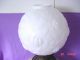 Vintage White Embossed Shade &hand Painted Base Gone With The Wind Lamp 2 Lites Lamps photo 1