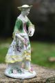 & Orig.  18th C Royal Crown Derby Hand Decorated Female Figurine C1780 Figurines photo 3