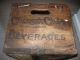 Antique Vintage Clicquot Club Wood Crate Box Soda Beverages Mass Sarsapapilla Boxes photo 1