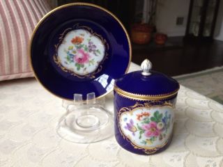 Meissen Covered Cup And Saucer photo