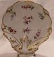 Lovely Vintage Hand Painted Floral Scalloped Shell Dish Unmarked W/ L Gold Trim Plates & Chargers photo 1