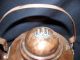 Antique Copper Gooseneck Tea Kettle With Ribbon Finial Metalware photo 2