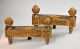 C.  1840 Antique Empire Dore Gilt Bronze Fireplace Chenet Andirons Firedogs Metalware photo 3