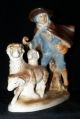 Antique Shepherd Sheep Sitzendorf Voigt Bros Dresden Porcelain Figurine Germany Figurines photo 11
