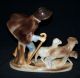 Antique Shepherd Sheep Sitzendorf Voigt Bros Dresden Porcelain Figurine Germany Figurines photo 7