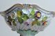 Antique 11” Figural Tazza Fruit Vase Centerpiece Dresden Porcelain 1920 Putties Vases photo 3
