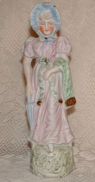 German Bisque Figurine Circa 1800 ' S 8 1/4 