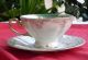 Lustre Finish Green & Gold Tea Cup Saucer Porcelain Other photo 3