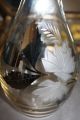 Elegant Decanter Etched Glass With Silver Overlay Decanter Hollywood Regency Decanters photo 10