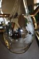 Elegant Decanter Etched Glass With Silver Overlay Decanter Hollywood Regency Decanters photo 8