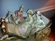 Luigi Fabris Extremely Rare Horse And Carriage Huge Porcelain Figurines photo 4