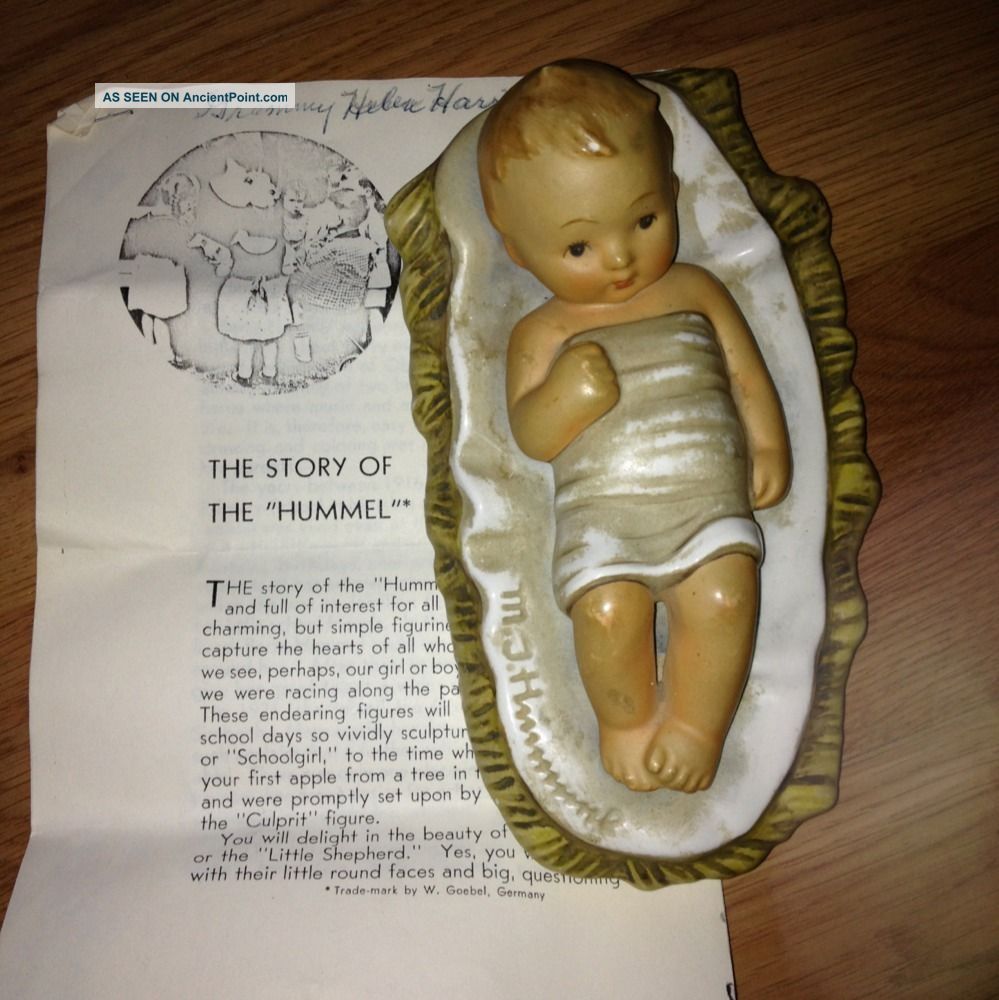 Antique Hummel Christ Child 1950 ' S Please See All Pictures And Description Figurines photo