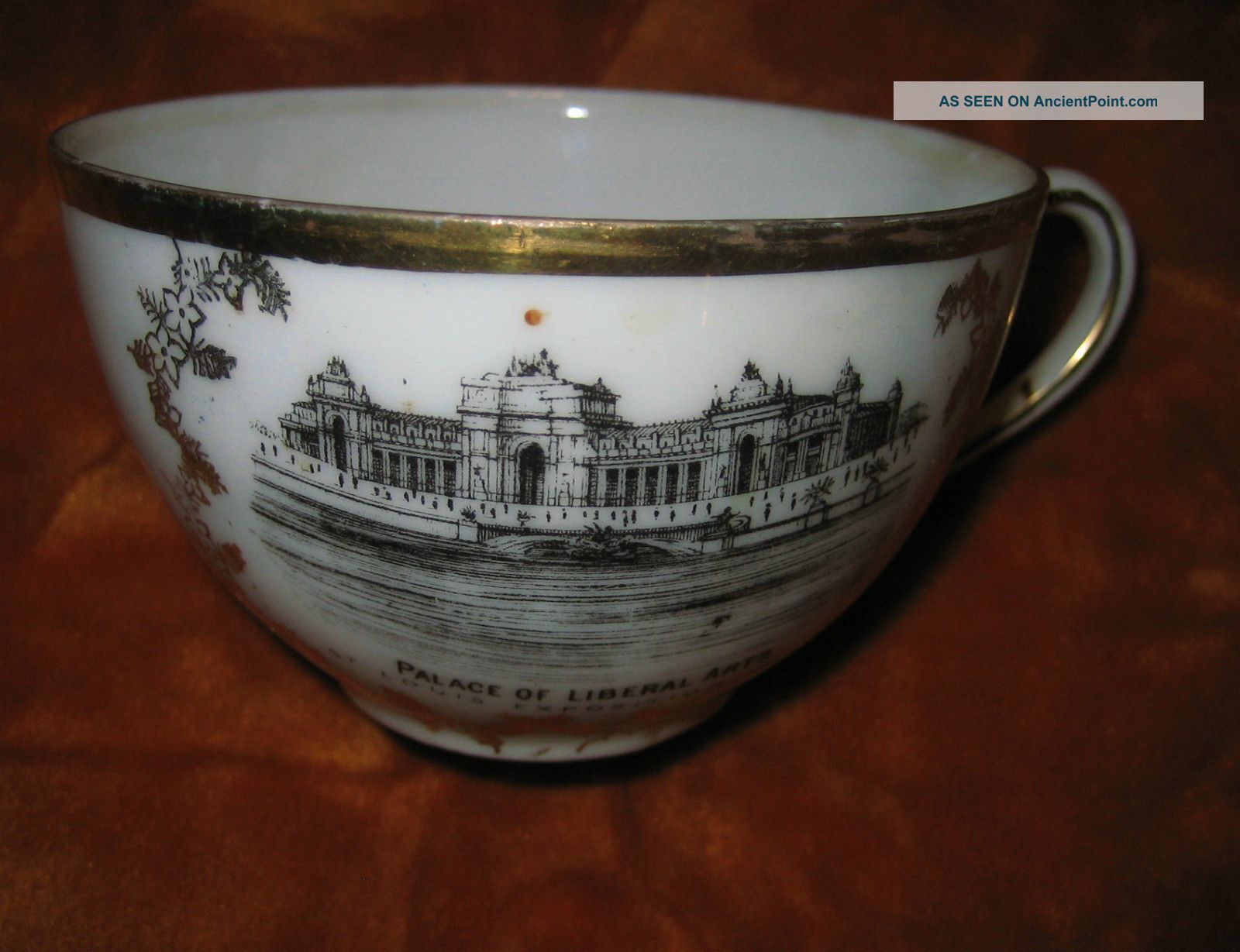 St.  Louis Exposition - 1904 - Cup - Victoria Carlsbad Austria - Palace Fine Of Arts Cups & Saucers photo