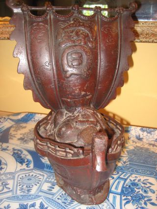 Mystery Cast Iron Ship,  Japanese Writing On Bottom,  Nautical,  Sculpture,  Art photo