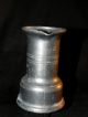 French Army Damart Pewter Measure Fully Marked 11x8 Cm Metalware photo 1