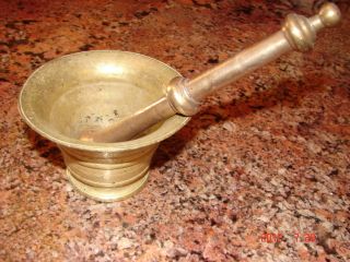 Brass Mortar And Pestle photo