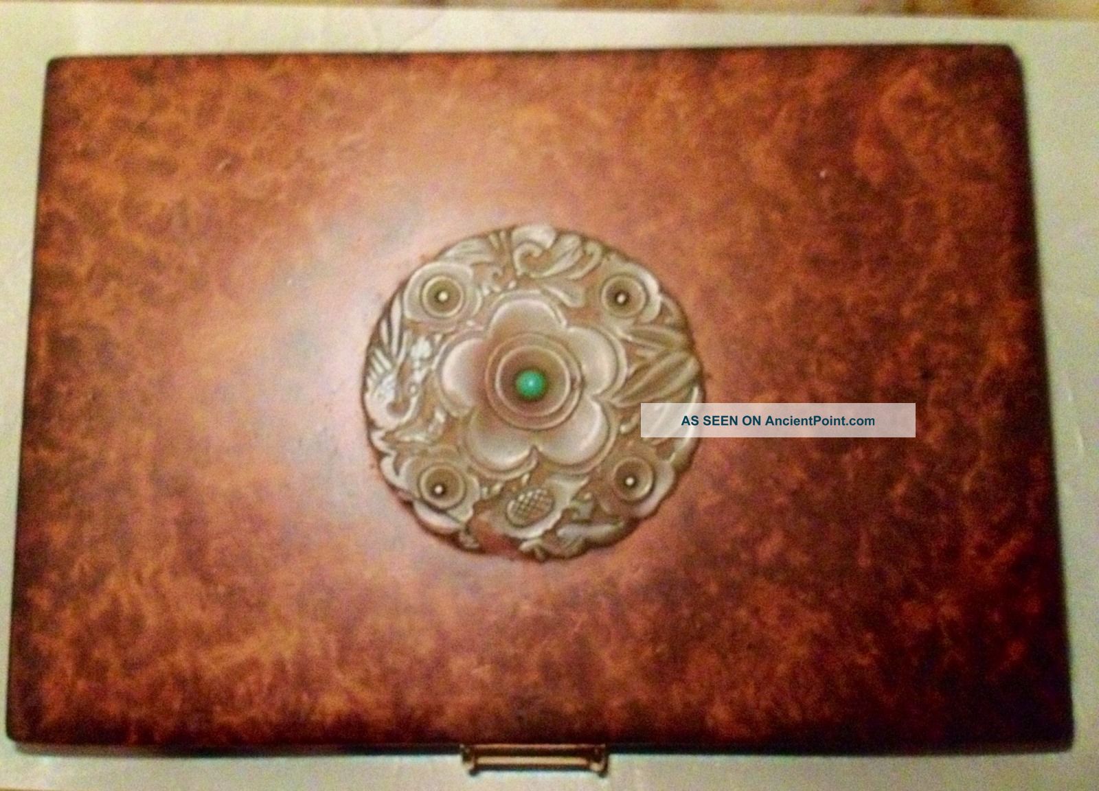Carpathian Burled Elm Vaneer Cartier Box Boxes photo