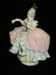 Antique German Porcelain Dresden Art Dresden Lace Victorian Lady Figurine Figure Figurines photo 5