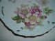 Handpainted Porcelain Handled Dish With Cut Outs Signed Plates & Chargers photo 2