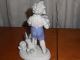 Darling German Porcelain Figurine Boy With Rabbits Gerold Porzellan Bavaria Figurines photo 1