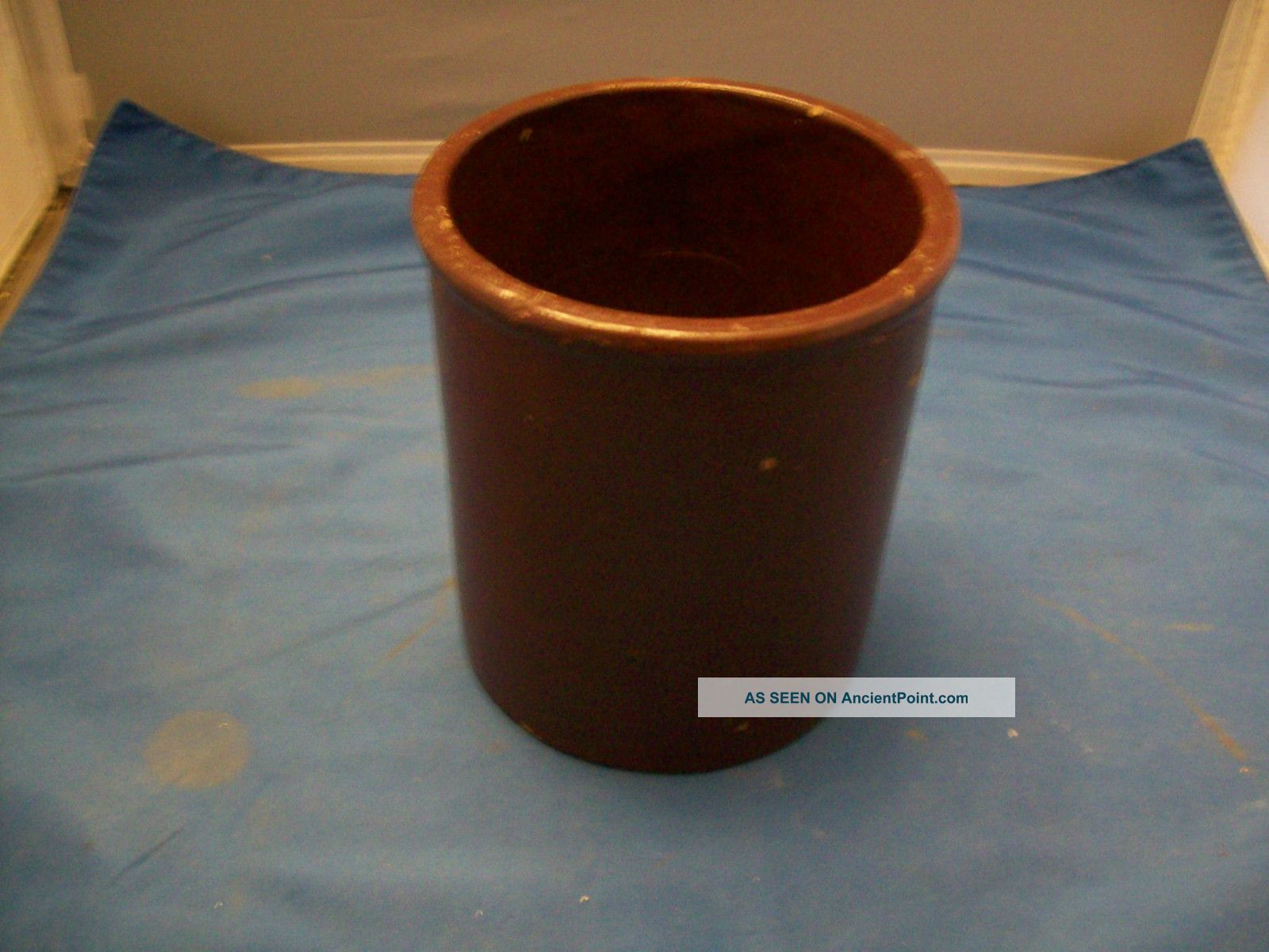 Redwing Brown Stoneware Crock Storage Jar Crocks photo