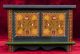 Vintage Pennsylvania Naive Style Hand Painted Decorative Wooden Miniature Chest Boxes photo 4