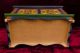 Vintage Pennsylvania Naive Style Hand Painted Decorative Wooden Miniature Chest Boxes photo 6