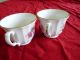 Golden Crown E & R Bone China England Set 4 Cups & 4 Saucers Pink Flowers Cups & Saucers photo 11