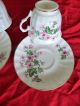 Golden Crown E & R Bone China England Set 4 Cups & 4 Saucers Pink Flowers Cups & Saucers photo 5