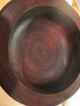 Mid Century Wood Hand Turned Pedestal Fruit/centerpiece Bowl Made In Italy Bowls photo 1