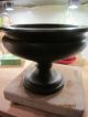 Mid Century Wood Hand Turned Pedestal Fruit/centerpiece Bowl Made In Italy Bowls photo 6