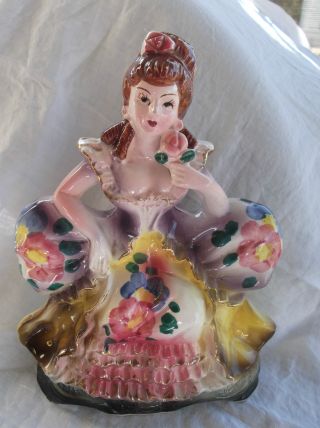 Vintage Porcelain Lady Figurine 9 