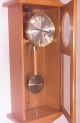 Fabulous Oak Geremany Wall Box Clock Regulator 8 Day Regulateur Germanbim Bam Clocks photo 1