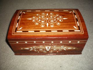 Wood Inlay Trinkit Box photo