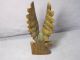 Hand Carved Wooden Eagle Russian Vintage Carved Figures photo 1