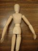 New Vintage Artists Model Articulated Mannequin Jointed Wood Sculpture In Box Carved Figures photo 3