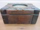 Antique Decorative Carved Wood Jewelry Box With Floral Beads Tapestry Art Work Boxes photo 6