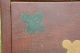 Antique Sliding Lid Document Or Candle Box Paint All Sides 19c Boxes photo 2