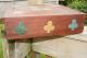 Antique Sliding Lid Document Or Candle Box Paint All Sides 19c Boxes photo 3