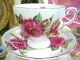 Tuscan Tea Cup And Saucer Duo Camellia Pattern Hpt Flowery Cups & Saucers photo 5