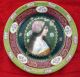 Portrait Plate Austria Antique Women Girl Imperial Crown China Roses Victorian Plates & Chargers photo 1