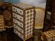 Largest Vintage Italian Florentine Gold Gilt White Wood Tole Chic Jewelry Box Boxes photo 1