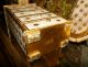 Largest Vintage Italian Florentine Gold Gilt White Wood Tole Chic Jewelry Box Boxes photo 3
