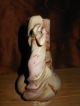 Antique Porcelain Pitcher,  Handle Is A Woman Must See Very Old Pitchers photo 4