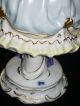 Antique Capodimonte Dresden Lady Queen Dancer Porcelain Figurine Half Doll Rel Figurines photo 11