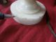 Antique Solid White Marble Bedside Or Living Room Table Lamp Light Lamps photo 2