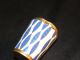 Enameled Imperial Russia Vodka Cup Masterpiece Gold Blue & White Metalware photo 3