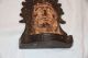 Antique Cr 1915 Cast Iron Chief Sitting Bull Bookend Native American Indian Rare Metalware photo 3