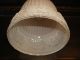 Antique Glass Lamp Shade Embossed Hanging Fixture 1 1/2 In Fitter Lamps photo 3