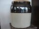 Antique York Penna 3 Gallon 2 Tone Stoneware Pottery Preserve Jar Crock Crocks photo 1